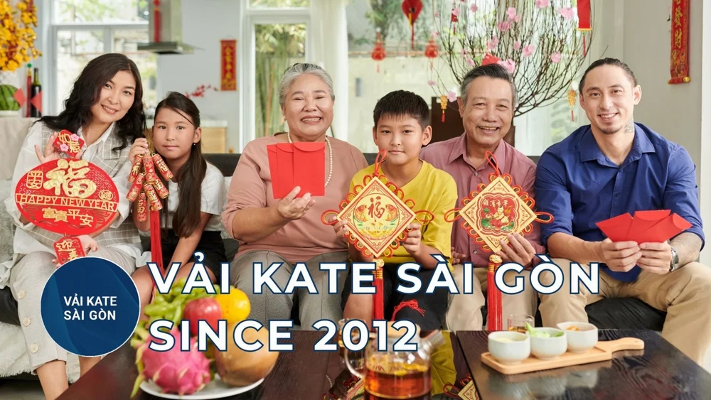 PHỐI HỢP TRANG PHỤC TỪ VẢI KATE CHO DỊP TẾT 2025